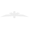 Ekena Millwork Alberta Architectural Grade PVC Gable Bracket, 96"W x 20"H x 6"D x 6"F, 5/12 Pitch GBP096X20X0606ALB00 - alternate 4